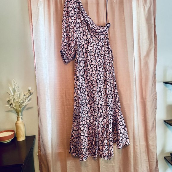 NWT J Crew Collection Limited Edition Ruffle Hem Dress in Glory Floral 12 - Picture 5 of 8